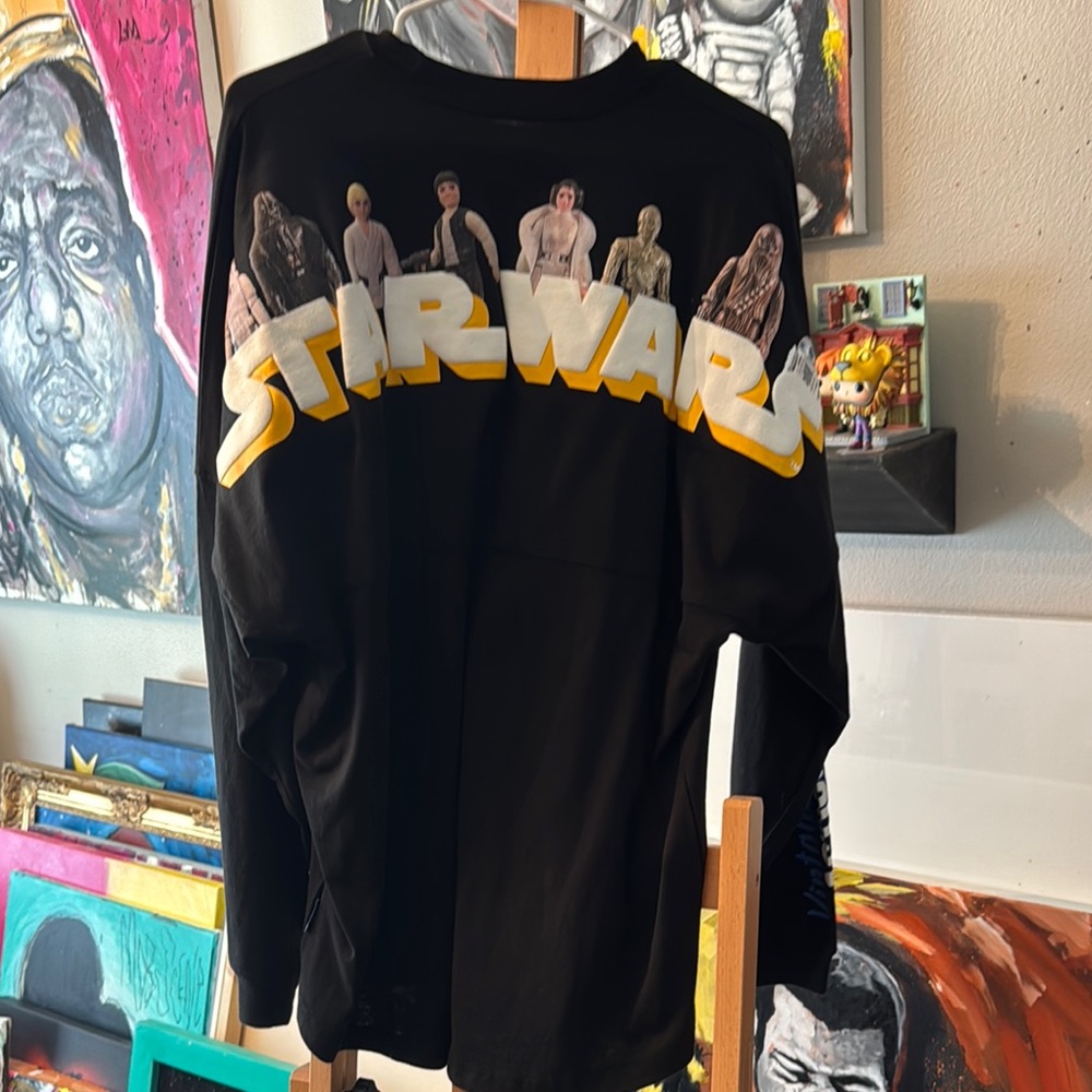 Disney Star Wars Black Crewneck Sweater